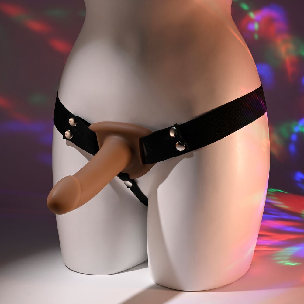 Buy Selopa OUR FIRST HOLLOW STRAP ON DARK - Brown 16.3 cm Hollow Strap - On – Naughtyhut NZ sex toys online. Discreet delivery & top brands.
