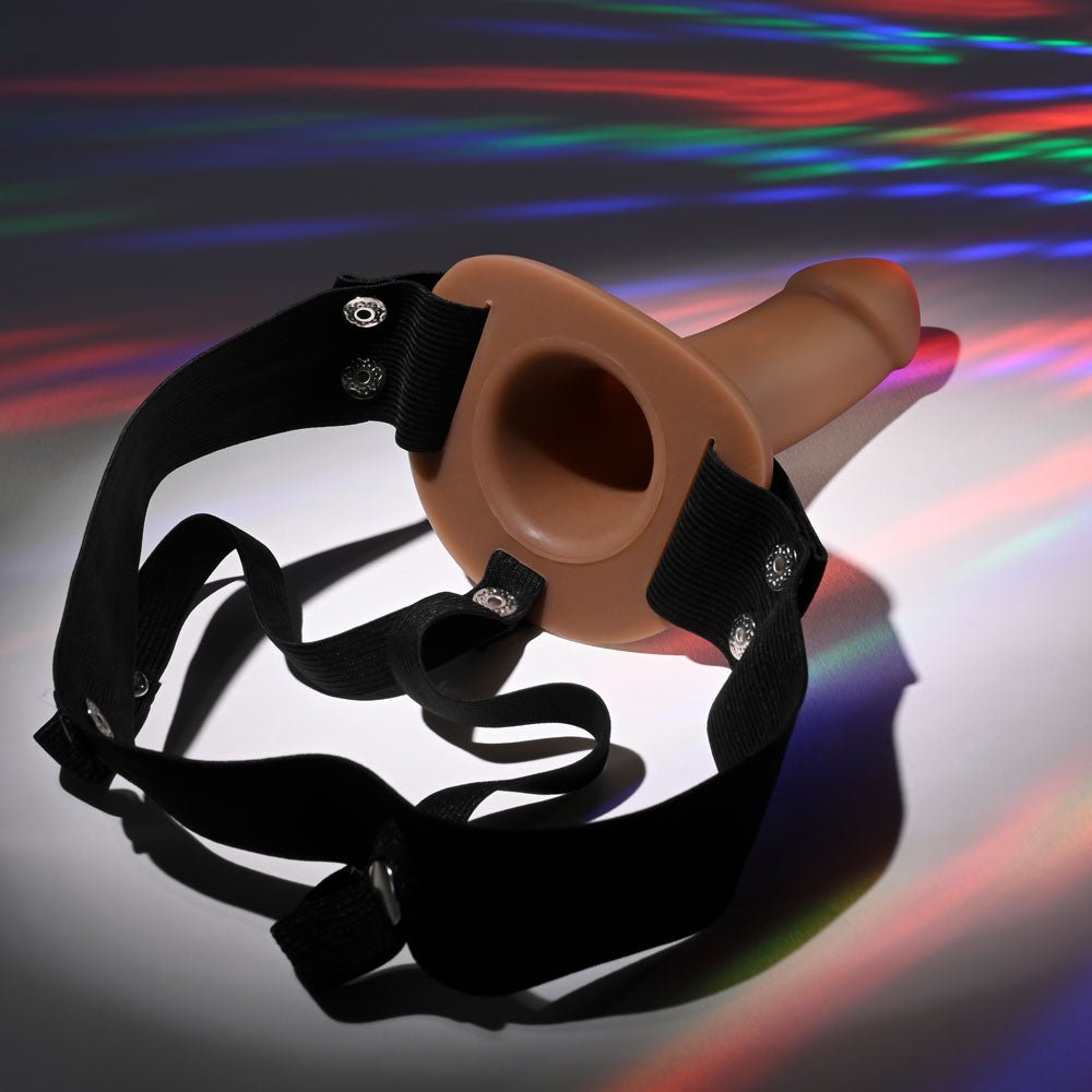 Buy Selopa OUR FIRST HOLLOW STRAP ON DARK - Brown 16.3 cm Hollow Strap - On – Naughtyhut NZ sex toys online. Discreet delivery & top brands.
