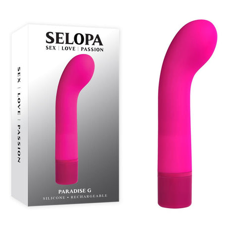 Buy Selopa PARADISE G - Pink 12.7 cm USB Rechargeable Vibrator – Naughtyhut NZ sex toys online. Discreet delivery & top brands.