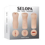Buy Selopa PARTY PACK - Light - Flesh Strokers - Set of 3 – Naughtyhut NZ sex toys online. Discreet delivery & top brands.