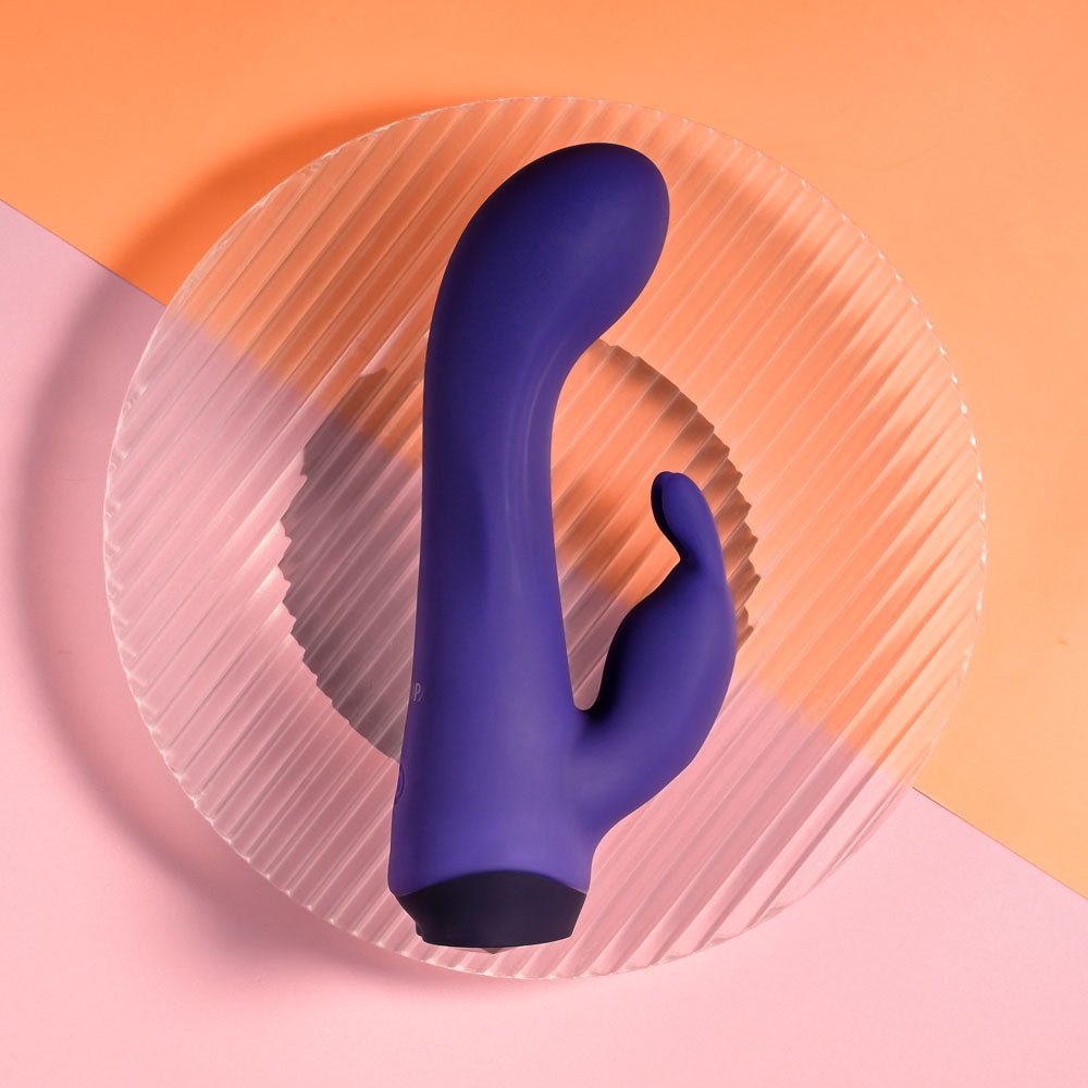 Buy Selopa PLUM JOB - Purple 13.5 cm USB Rechargeable Rabbit Vibrator – Naughtyhut NZ sex toys online. Discreet delivery & top brands.