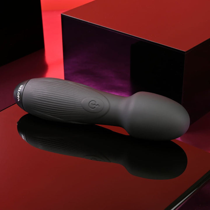 Selopa POWER TRIP - Black 18.8 cm USB Rechargeable Massage Wand – Sex toys NZ by Naughtyhut. Discreet delivery nationwide.