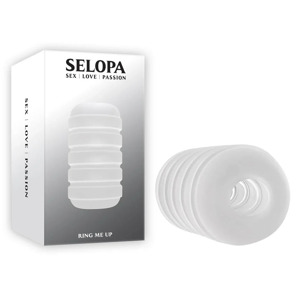 Selopa RING ME UP - Clear Stroker – Sex toys NZ by Naughtyhut. Discreet delivery nationwide.