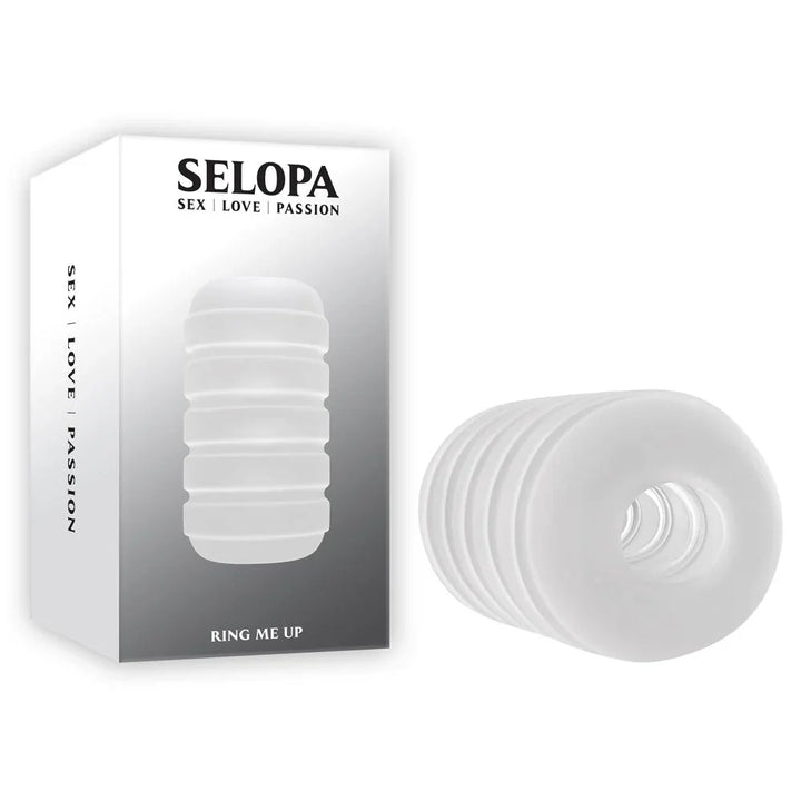 Selopa RING ME UP - Clear Stroker – Sex toys NZ by Naughtyhut. Discreet delivery nationwide.