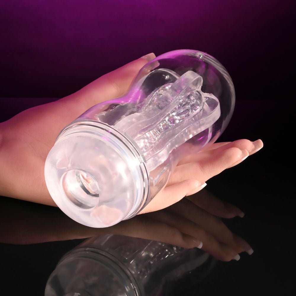 Buy Selopa STROKE OF LUCK - Clear Stroker – Naughtyhut NZ sex toys online. Discreet delivery & top brands.