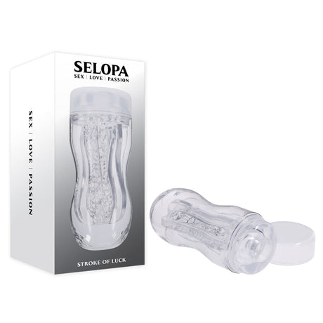 Buy Selopa STROKE OF LUCK - Clear Stroker – Naughtyhut NZ sex toys online. Discreet delivery & top brands.