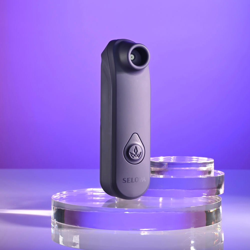 Selopa SURE THING - Black Vibrating & Sucking Stimulator – Sex toys NZ by Naughtyhut. Discreet delivery nationwide.