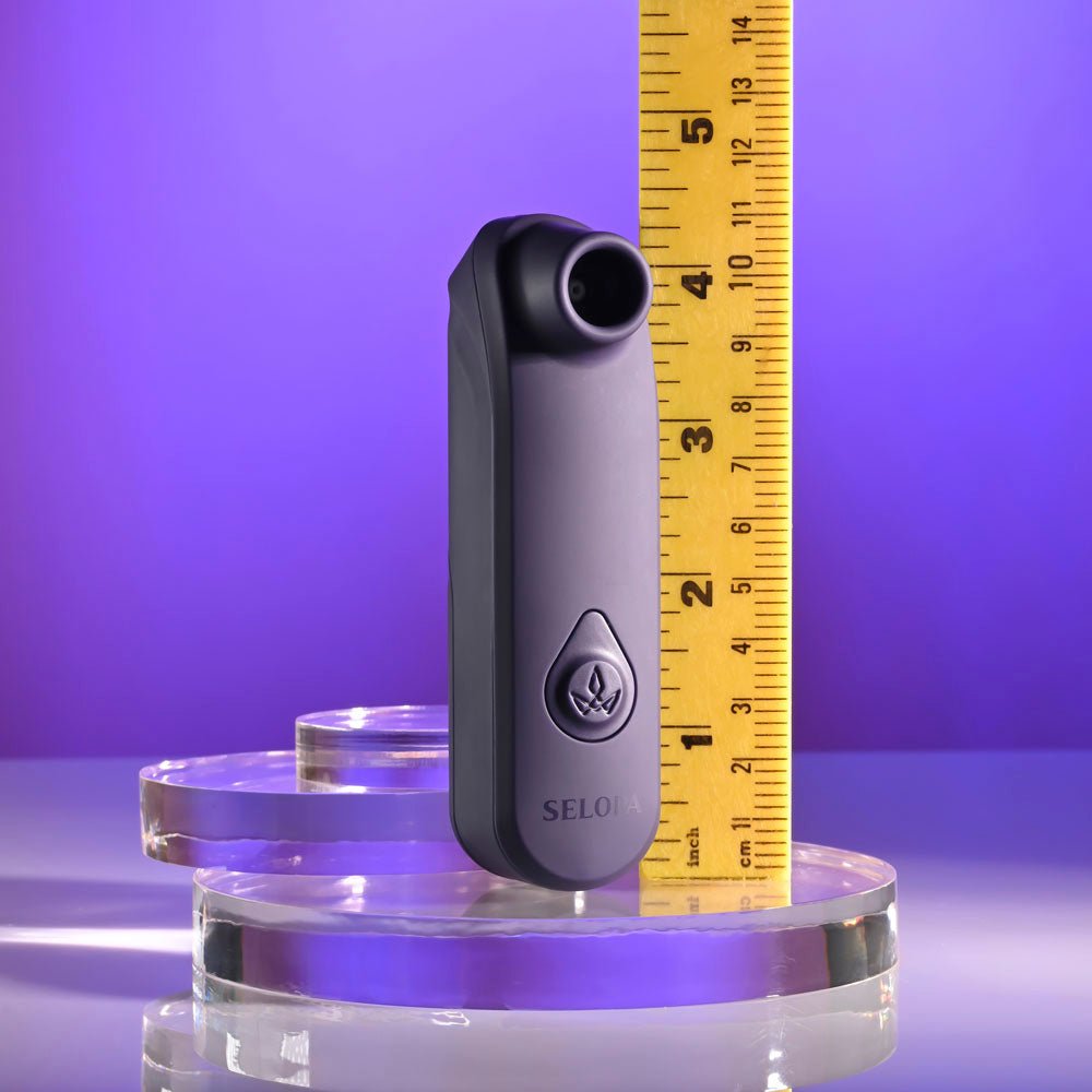 Selopa SURE THING - Black Vibrating & Sucking Stimulator – Sex toys NZ by Naughtyhut. Discreet delivery nationwide.