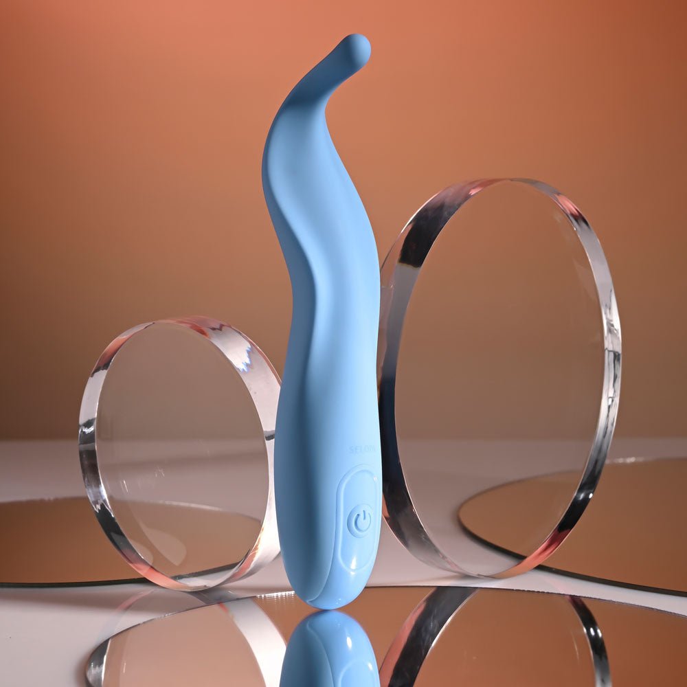 Buy Selopa TENDER TICKLER - Blue 16.2 cm USB Rechargeable Pinpoint Stimulator – Naughtyhut NZ sex toys online. Discreet delivery & top brands.