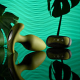 Buy Selopa THE COLONEL - Green 10.1 cm USB Rechargeable Vibrating Butt Plug with Wireless Remote – Naughtyhut NZ sex toys online. Discreet delivery & top brands.
