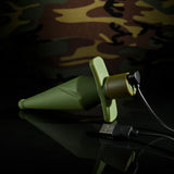 Buy Selopa THE PRIVATE - Green 13 cm USB Rechargeable Vibrating Butt Plug – Naughtyhut NZ sex toys online. Discreet delivery & top brands.