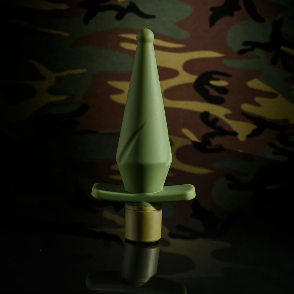 Buy Selopa THE PRIVATE - Green 13 cm USB Rechargeable Vibrating Butt Plug – Naughtyhut NZ sex toys online. Discreet delivery & top brands.