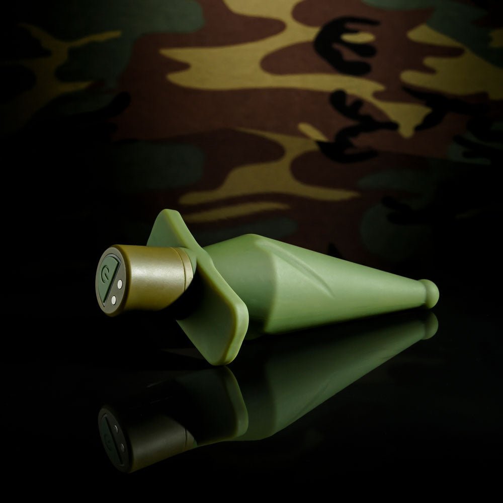 Buy Selopa THE PRIVATE - Green 13 cm USB Rechargeable Vibrating Butt Plug – Naughtyhut NZ sex toys online. Discreet delivery & top brands.