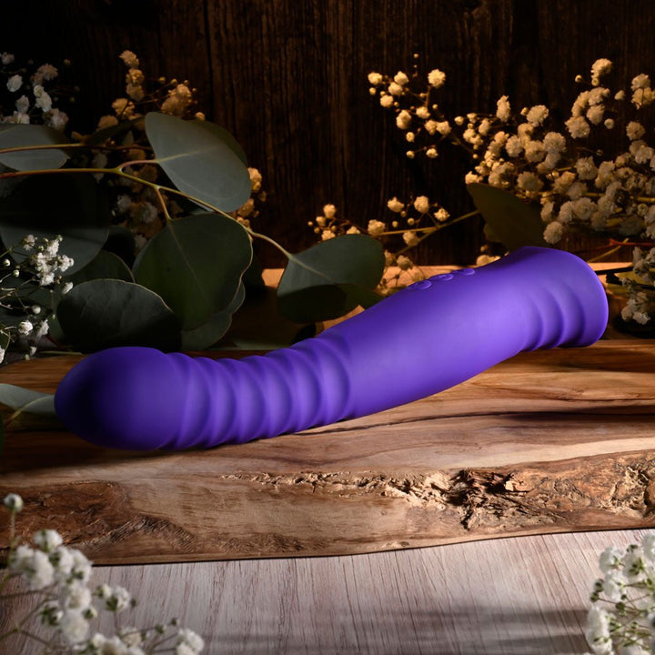 Selopa TRIXXXIE - Purple 22.2 cm USB Rechargeable Vibrator – Sex toys NZ by Naughtyhut. Discreet delivery nationwide.