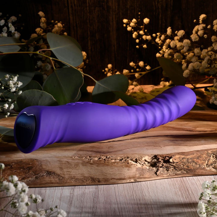 Selopa TRIXXXIE - Purple 22.2 cm USB Rechargeable Vibrator – Sex toys NZ by Naughtyhut. Discreet delivery nationwide.