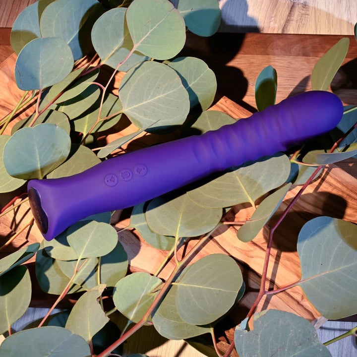Selopa TRIXXXIE - Purple 22.2 cm USB Rechargeable Vibrator – Sex toys NZ by Naughtyhut. Discreet delivery nationwide.