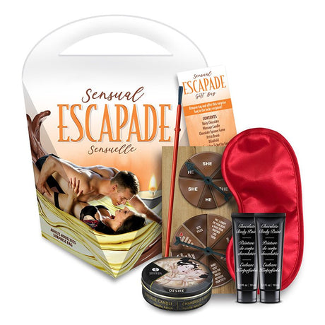 Buy Sensual Escapade Surprise Bag - Adult Novelties Surprise Bag - 6 Piece Kit – Naughtyhut NZ sex toys online. Discreet delivery & top brands.
