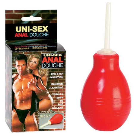 Buy Seven Creations Anal Douche - Red with Glow In Dark Tip – Naughtyhut NZ sex toys online. Discreet delivery & top brands.