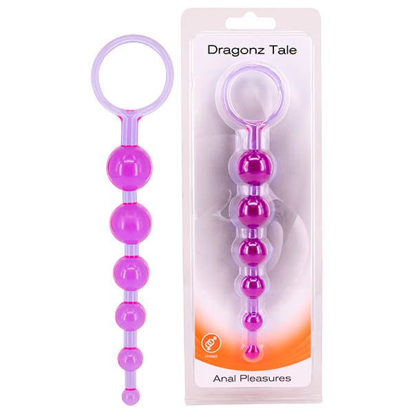 Seven Creations Dragonz Tale - Purple 20.5 cm Anal Beads – Sex toys NZ by Naughtyhut. Discreet delivery nationwide.