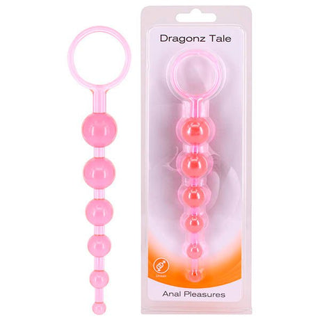 Buy Seven Creations Dragonz Tale - Pink 20.5 cm Anal Beads – Naughtyhut NZ sex toys online. Discreet delivery & top brands.