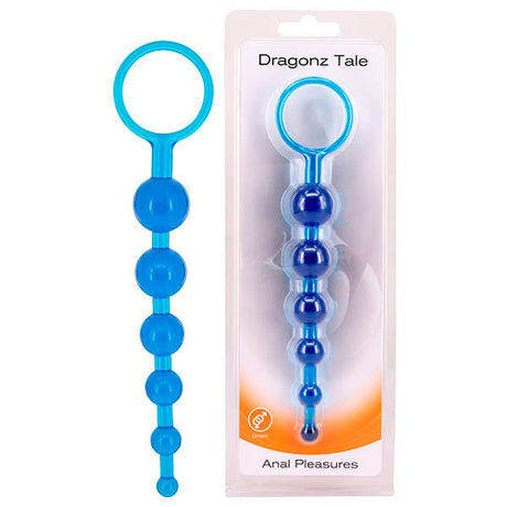 Buy Seven Creations Dragonz Tale - Blue 20.5 cm Anal Beads – Naughtyhut NZ sex toys online. Discreet delivery & top brands.