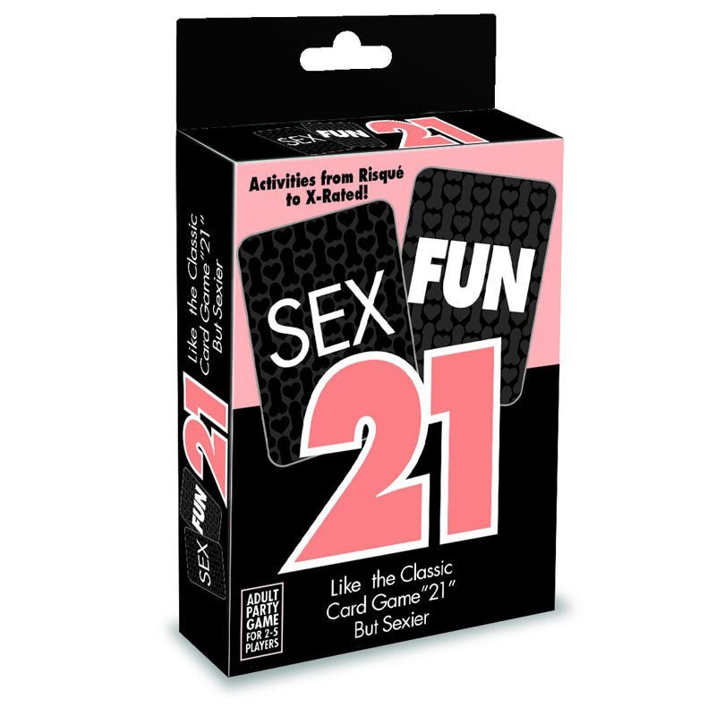 Sex Fun 21 - Adult Card Game – Sex toys NZ by Naughtyhut. Discreet delivery nationwide.