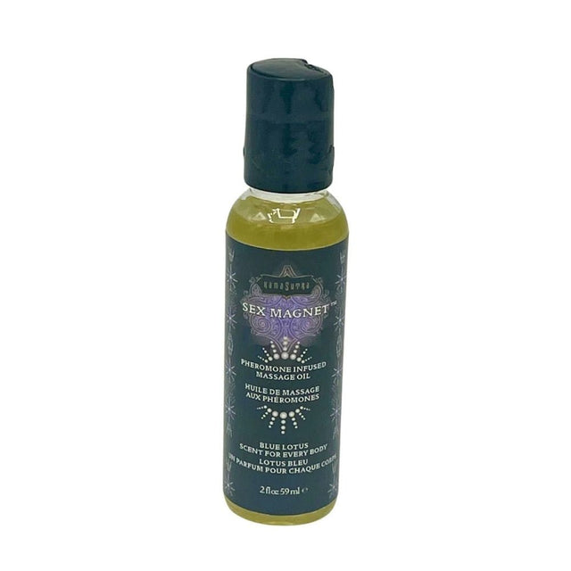 Buy Sex Magnet Pheromone - Blue Lotus Massage Oil 59ml – Naughtyhut NZ sex toys online. Discreet delivery & top brands.