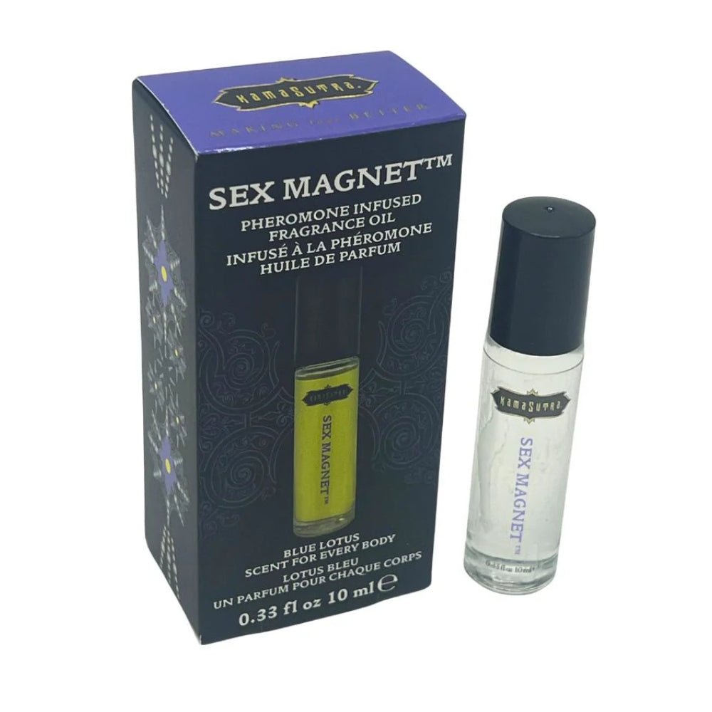 Buy Sex Magnet Pheromone - Blue LotusRoll On Fragrance Oil 10ml – Naughtyhut NZ sex toys online. Discreet delivery & top brands.