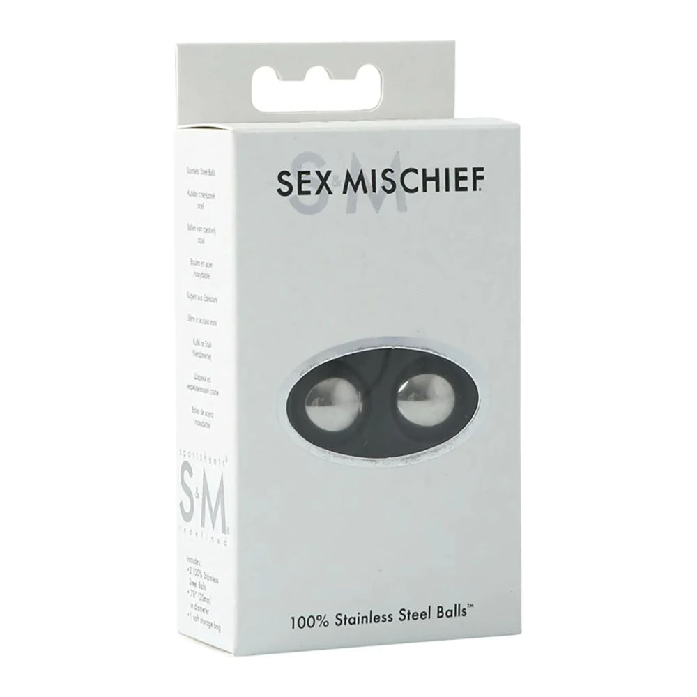 Buy Sex & Mischief 100% Stainless Steel Balls - Stainless Steel Ben Wa Balls – Naughtyhut NZ sex toys online. Discreet delivery & top brands.