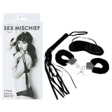 Buy Sex & Mischief 3 Piece Intro to S&M Kit - Beginner Bondage Kit - 3 Piece Set – Naughtyhut NZ sex toys online. Discreet delivery & top brands.