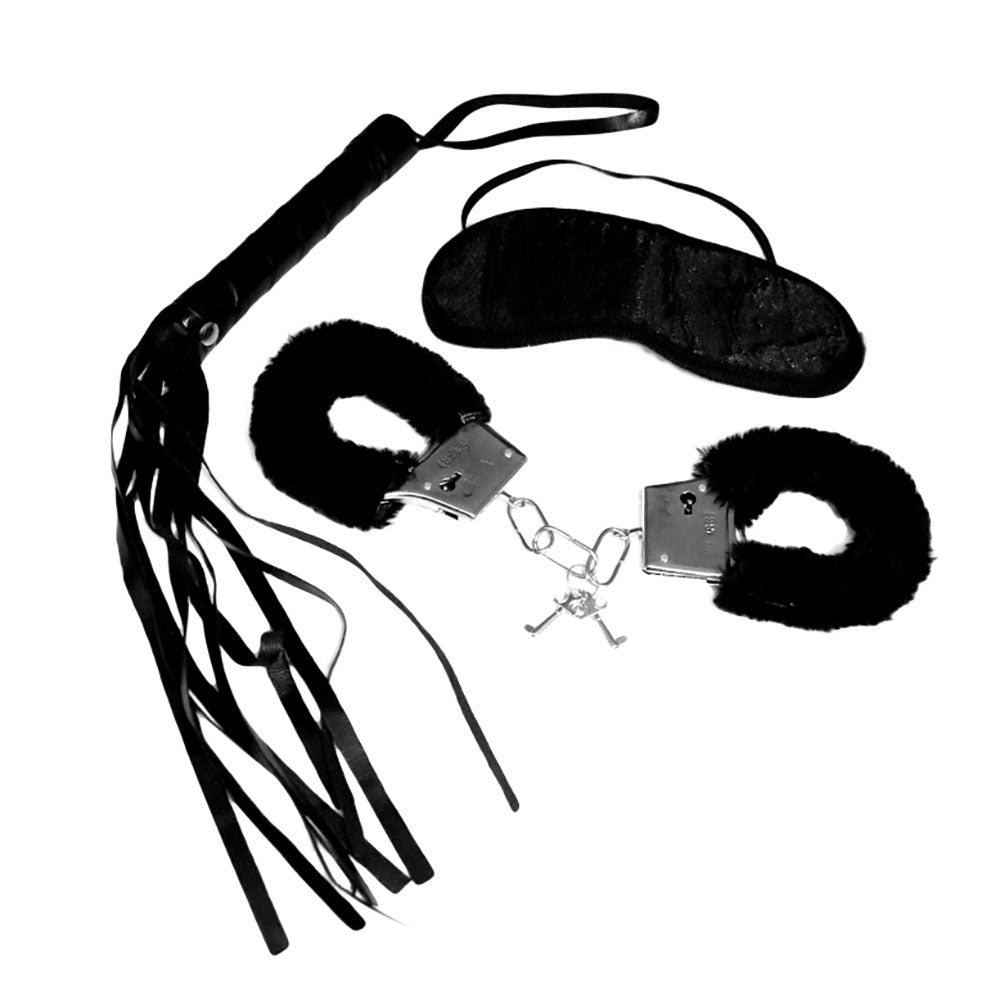 Sex & Mischief 3 Piece Intro to S&M Kit - Beginner Bondage Kit - 3 Piece Set – Sex toys NZ by Naughtyhut. Discreet delivery nationwide.