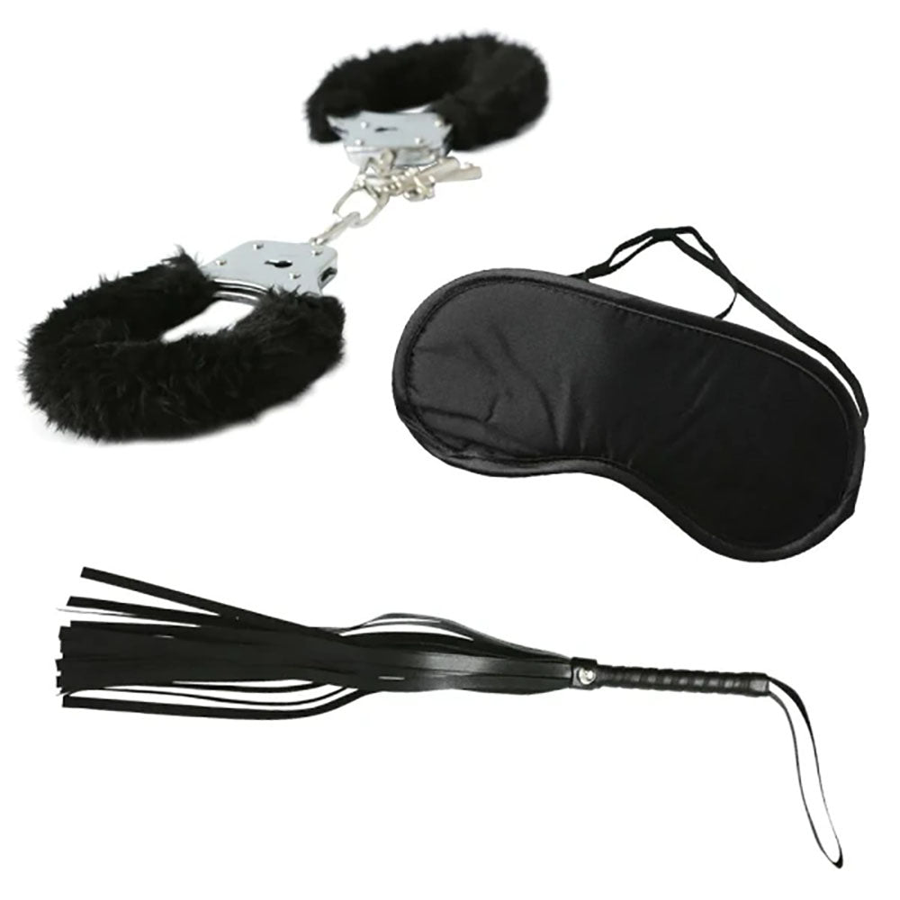 Buy Sex & Mischief 3 Piece Intro to S&M Kit - Beginner Bondage Kit - 3 Piece Set – Naughtyhut NZ sex toys online. Discreet delivery & top brands.