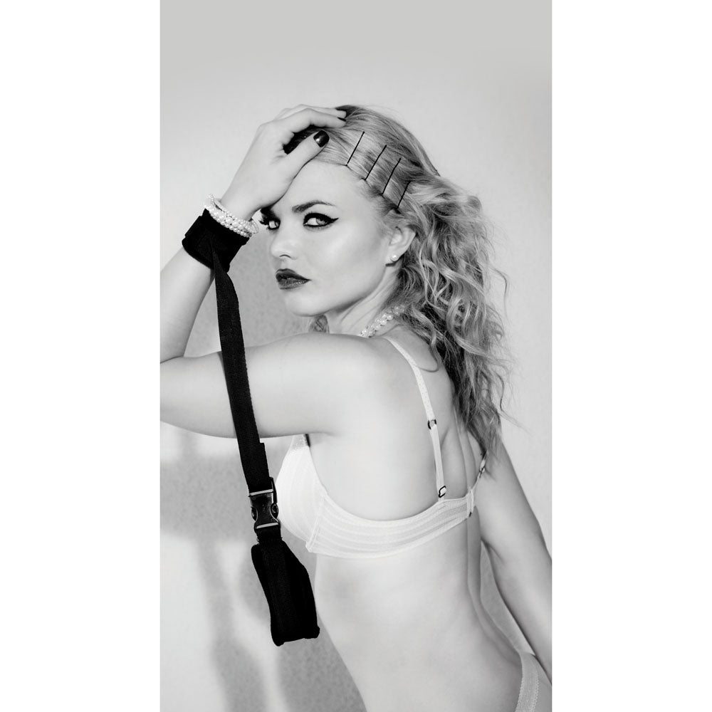 Buy Sex & Mischief Adjustable Handcuffs - Black Restraints – Naughtyhut NZ sex toys online. Discreet delivery & top brands.