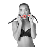 Buy Sex & Mischief Amor Ball Gag - Red/Black Mouth Restraint – Naughtyhut NZ sex toys online. Discreet delivery & top brands.