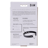 Buy Sex & Mischief Amor Collar with Nipple Clamps - Metal Restraints – Naughtyhut NZ sex toys online. Discreet delivery & top brands.