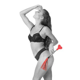 Buy Sex & Mischief Amor Crop - Red/Black Heart Crop – Naughtyhut NZ sex toys online. Discreet delivery & top brands.
