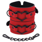 Buy Sex & Mischief Amor Handcuffs - Red Restraints – Naughtyhut NZ sex toys online. Discreet delivery & top brands.