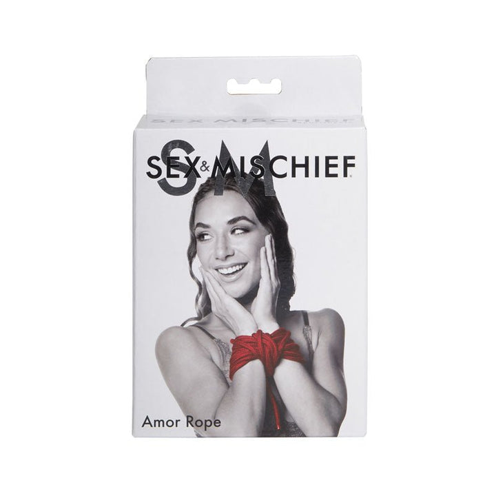 Sex & Mischief Amor Rope - 2 Red Bondage Ropes - 4.5 m Lengths – Sex toys NZ by Naughtyhut. Discreet delivery nationwide.
