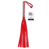 Buy Sex & Mischief Amor Sparkle Flogger - Red 33 cm Flogger Whip – Naughtyhut NZ sex toys online. Discreet delivery & top brands.