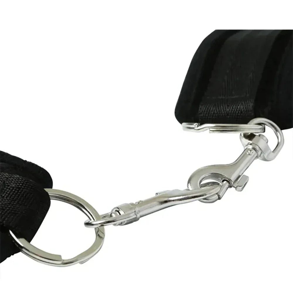 Sex & Mischief Black Beginner's Handcuffs - Black Restraints – Sex toys NZ by Naughtyhut. Discreet delivery nationwide.