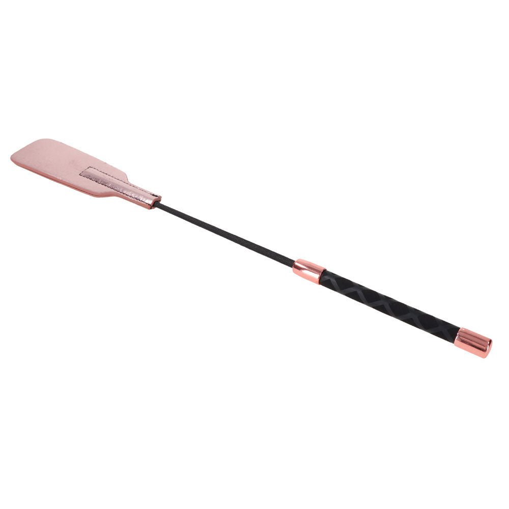 Sex & Mischief Brat Crop - Rose Gold 47 cm Crop Whip – Sex toys NZ by Naughtyhut. Discreet delivery nationwide.