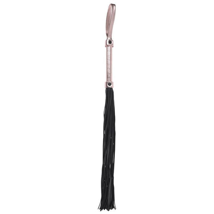 Sex & Mischief Brat Flogger - Rose Gold/Black Flogger – Sex toys NZ by Naughtyhut. Discreet delivery nationwide.