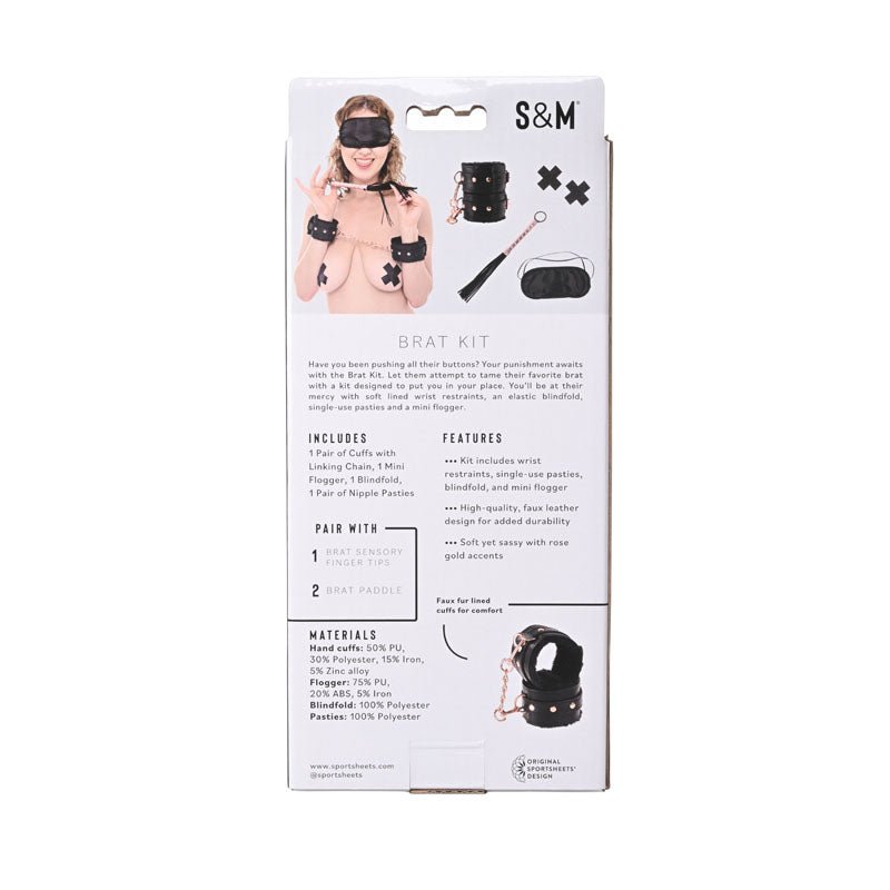 Buy Sex & Mischief Brat Kit - 5 Piece Beginner Bondage Kit – Naughtyhut NZ sex toys online. Discreet delivery & top brands.