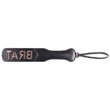 Buy Sex & Mischief Brat Paddle - Black Spanking Paddle – Naughtyhut NZ sex toys online. Discreet delivery & top brands.
