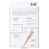 Buy Sex & Mischief Brat Sensory Fingertips - Rose Gold - Set of 5 – Naughtyhut NZ sex toys online. Discreet delivery & top brands.