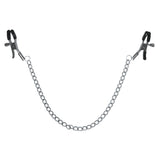 Buy Sex & Mischief Chained Nipple Clamps - Nipple Clamps with 30 cm Chain – Naughtyhut NZ sex toys online. Discreet delivery & top brands.