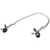 Buy Sex & Mischief Chained Nipple Clamps - Nipple Clamps with 30 cm Chain – Naughtyhut NZ sex toys online. Discreet delivery & top brands.