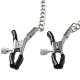 Buy Sex & Mischief Chained Nipple Clamps - Nipple Clamps with 30 cm Chain – Naughtyhut NZ sex toys online. Discreet delivery & top brands.