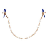 Buy Sex & Mischief Cougar Chained Nipple Clamps - Gold Nipple Clamps with Cougar Chain – Naughtyhut NZ sex toys online. Discreet delivery & top brands.