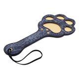 Buy Sex & Mischief Cougar Paw Paddle - Navy Blue/Gold Spanking Paddle – Naughtyhut NZ sex toys online. Discreet delivery & top brands.